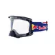 Motokrosové brýle RedBull Spect Strive tmavě modré matné, plexi čiré
