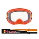 Motokrosové brýle RedBull Spect Strive, oranžové matné, plexi čiré