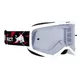 Motocross Goggles Red Bull Spect Evan, White, Smoke/Silver Lens