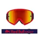 Motocross Goggles Red Bull Spect Whip, Matte Red, Red Mirrored Lens