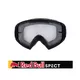 Motocross Goggles Red Bull Spect Strive, Matte Black, Clear Lens