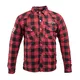 Flanell ing W-TEC Black Heart Reginald aramiddal - piros-fekete