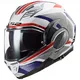 Výklopná moto prilba LS2 FF900 Valiant II Revo P/J - S (55-56) - White Red Blue