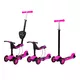 Tri-Scooter 3-in-1 WORKER Jaunsee - Pink