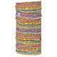 Multifunctional Scarf Kellys - Tetris Blue - Illusion Yellow (colour graphics)