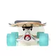 Mini Longboard Fish Old School Cruiser Seadragon 32” - Silver-Transparent Green