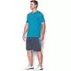 Pánske tričko Under Armour Threadborne Fitted SS - BLUE SHIFT / STEALTH GRAY