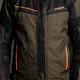 Herren Motorradjacke LS2 Shadow Man Khaki Schwarz