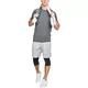 Pánske tričko Under Armour Threadborne Fitted SS - BLUE SHIFT / STEALTH GRAY