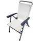 Składane krzesło, fotel ogrodowy FERRINO Slim - Niebieski - Beżowy
