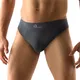 Narrow Hip Briefs Bamboo Soft - Liquorice - Dark Grey