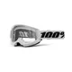 Motocross szemüveg 100% Strata 2 New - Neon Sárga, átlátszó plexi