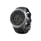 Suunto Elementum Terra N/ Black rubber Outdoorcomputer - schwarz-silber