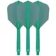 Dart Flights Target K-Flex No.6 In Between – 3-Pack - Green