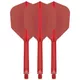 Dart Flights Target K-Flex No.6 In Between – 3-Pack - Red - Red