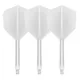 Dart Flights Target K-Flex No.6 Short – 3-Pack - Clear