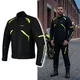 Moto bunda W-TEC Timuco - černá-fluo - černá-fluo