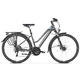 Dámsky trekingový bicykel Kross Trans 10.0 28" - model 2020 - grafitová/modrá/biela - grafitová/modrá/biela