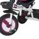 Three-Wheel Stroller/Tricycle with Tow Bar MamaLove Rider - Purple