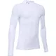 Chlapčenské tričko s dlhým rukávom Under Armour CG Armour Mock - YL - White/Steel