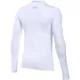 Chlapčenské tričko s dlhým rukávom Under Armour CG Armour Mock - White/Steel