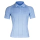 Men's functional T-shirt Brubeck PRESTIGE with collar - Green - Blue