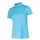 Women's functional T-shirt Brubeck PRESTIGE with collar - M - Blue