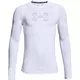 Detské tričko Under Armour Armour LS - BLACK / GRAPHITE - White / White / Overcast Gray