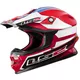 Motokrosová prilba LS2 MX456 Tuareg - bielo-červená