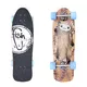 Fish Old School Cruiser Turtle 28" Mini Longboard - Silver-Blue - Silver-Blue