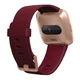 Inteligentné hodinky Fitbit Versa Merlot Band/Rose Gold Case