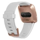 Chytré hodinky Fitbit Versa White Band/Rose Gold Case