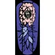 Penny Board Sticker Fish Classic 22” - Purple Puppy - Purple Pineaple