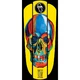 Penny Board Sticker Fish Classic 22” - Black Skull - Yellow Skull