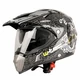 Motocross Helmet W-TEC NK-311 - Cube Black Grey - Duo Sport Black Grey