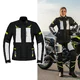 Dámská moto bunda W-TEC Warao Lady - černá-fluo - černá-fluo