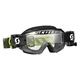 Motorcycle Goggles SCOTT Hustle MXVII WFS - Grey-Fluorescent Yellow-Clear