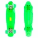 Pennyboard Maronad Retro Transparent W/ Light Up Wheels - Yellow - Green