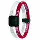 Bracelet Trion: Z Dual - Forest camouflage - White/Red