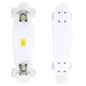 Pennyboard Maronad Retro W/ Light Up Wheels - White