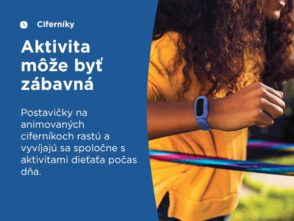 Priamo v aplikácii Fitbit môžu deti vyzvať svoju rodinu k zábavným súťažiam v počte krokov a navzájom si posielať správy alebo povzbudenie.