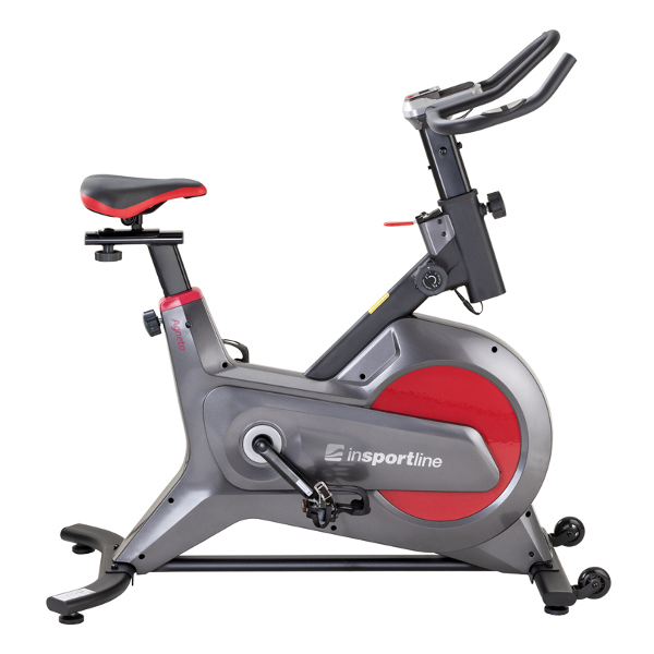  /></p> <p><strong>Caracteristici principale:</strong></p> <ul> <li>Bicicleta indoor cycling cu <strong>sistem de franare magnetic</strong></li> <li><strong>Pozitia seii si manerelor poate fi ajustata </strong> pentru a se potrivi utilizatorilor te toate staturile</li> <li>Rezistenta ajustabila manual</li> <li>Senzori de ritm cardiac incorporati in manere</li> <li>Afisaj usor de utilizat ce ofera date despre antrenament</li> <li>Role transport</li> <li>Tablet holder</li> <li><strong>Afisajul indica:</strong> timp, distanta, viteza, calorii, ritm cardiac</li> <li><strong>Alimentare display:</strong> 2 baterii AAA (incluse)</li> </ul> <p></p> <hr /> <p><strong>Specificatii tehnice:</strong></p> <table width=