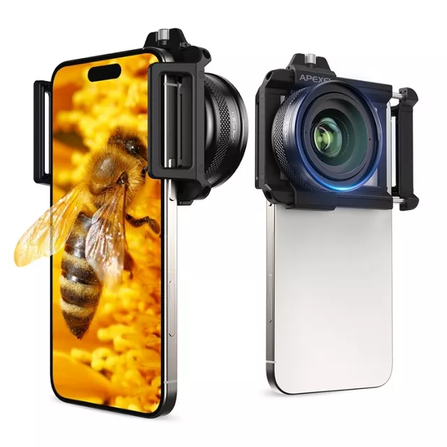 Makro objektiv na mobil pro ostré detaily.