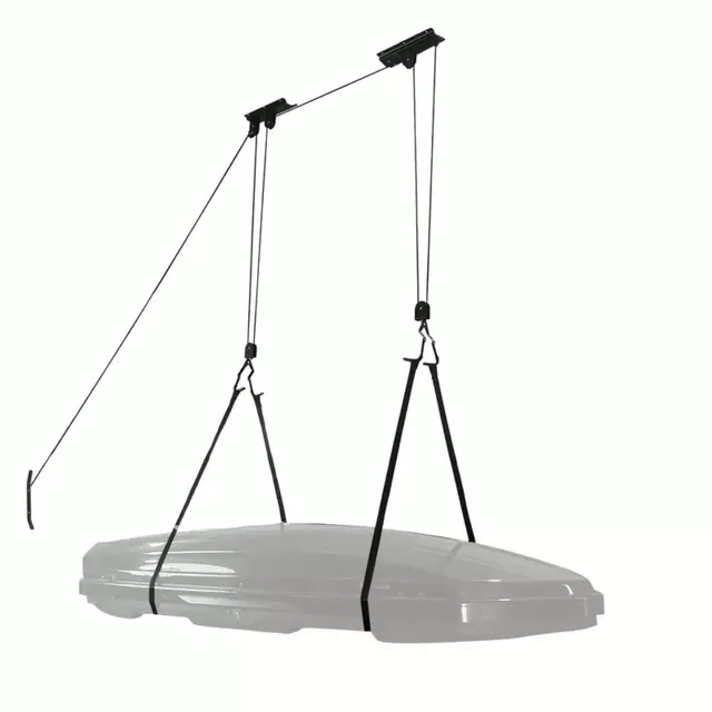 Stropní stojan na kolo por maximální využití místa v garáži.